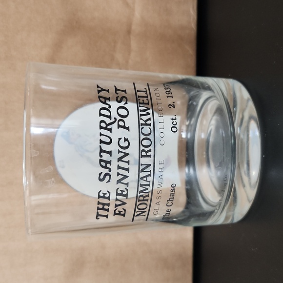 Norman Rockwell Saturday post glasses plz read description not a complete set - Picture 8 of 17